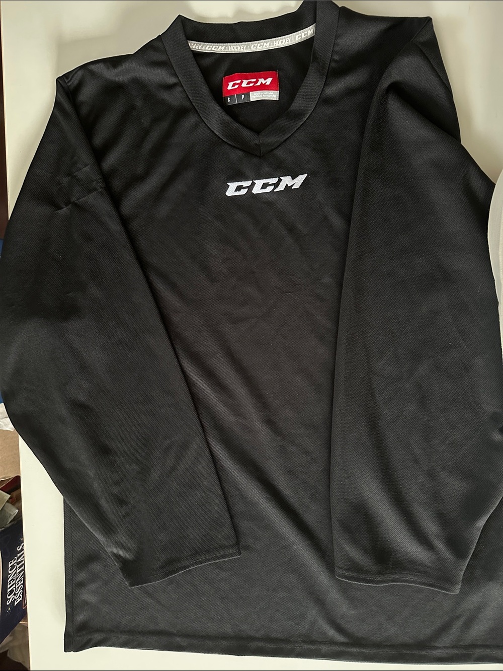 CCM Black V-Neck Men's Performance Sweater
